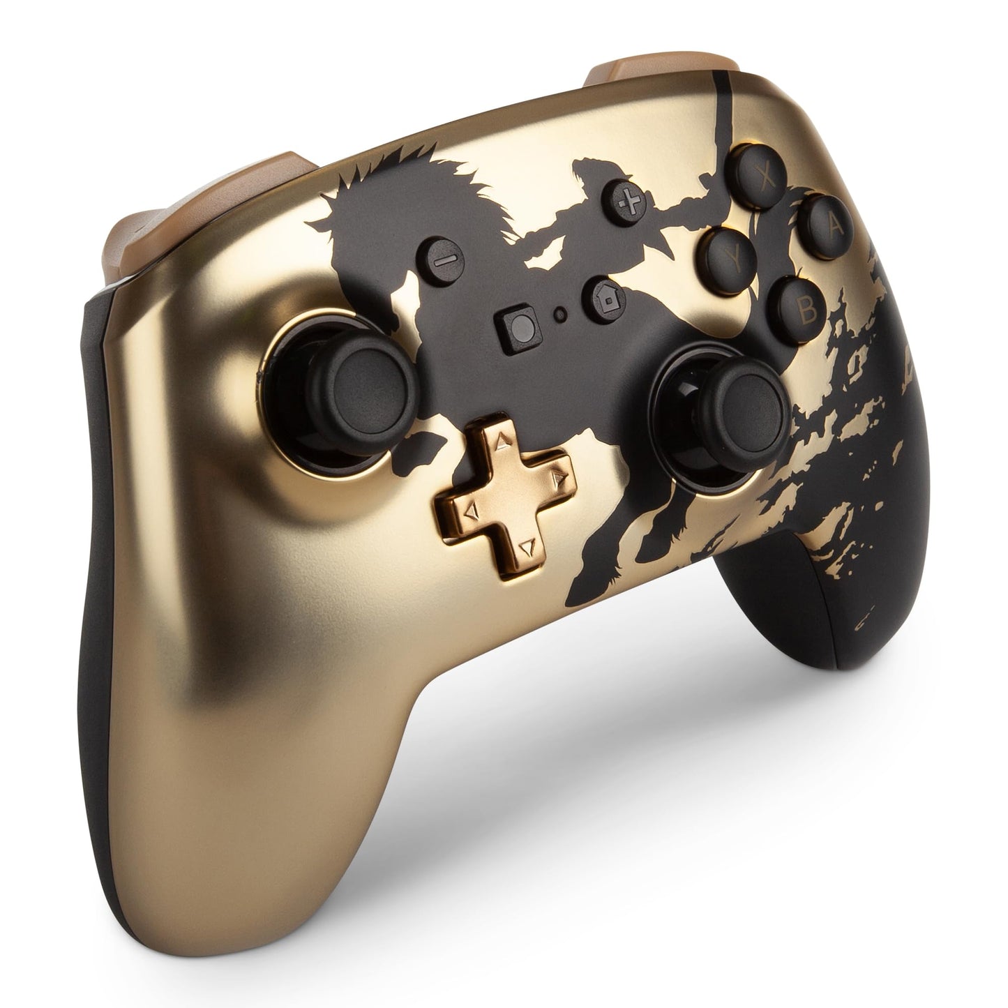 PowerA Enhanced Wireless Controller for Nintendo Switch - Gold Rider, Model 1518805-02, Officially Licensed Gamepad