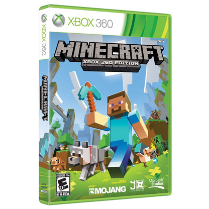Microsoft Minecraft - Xbox 360 Game (Renewed) - Classic Adventure for Console