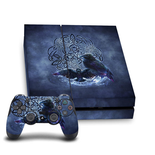 Head Case Designs Officially Licensed Brigid Ashwood partyn Art Mix Vinyl Sticker Gaming Skin Decal Cover Compatible With Sony PlayStation 4 PS4 Console and DualShock 4 Controller Bundle