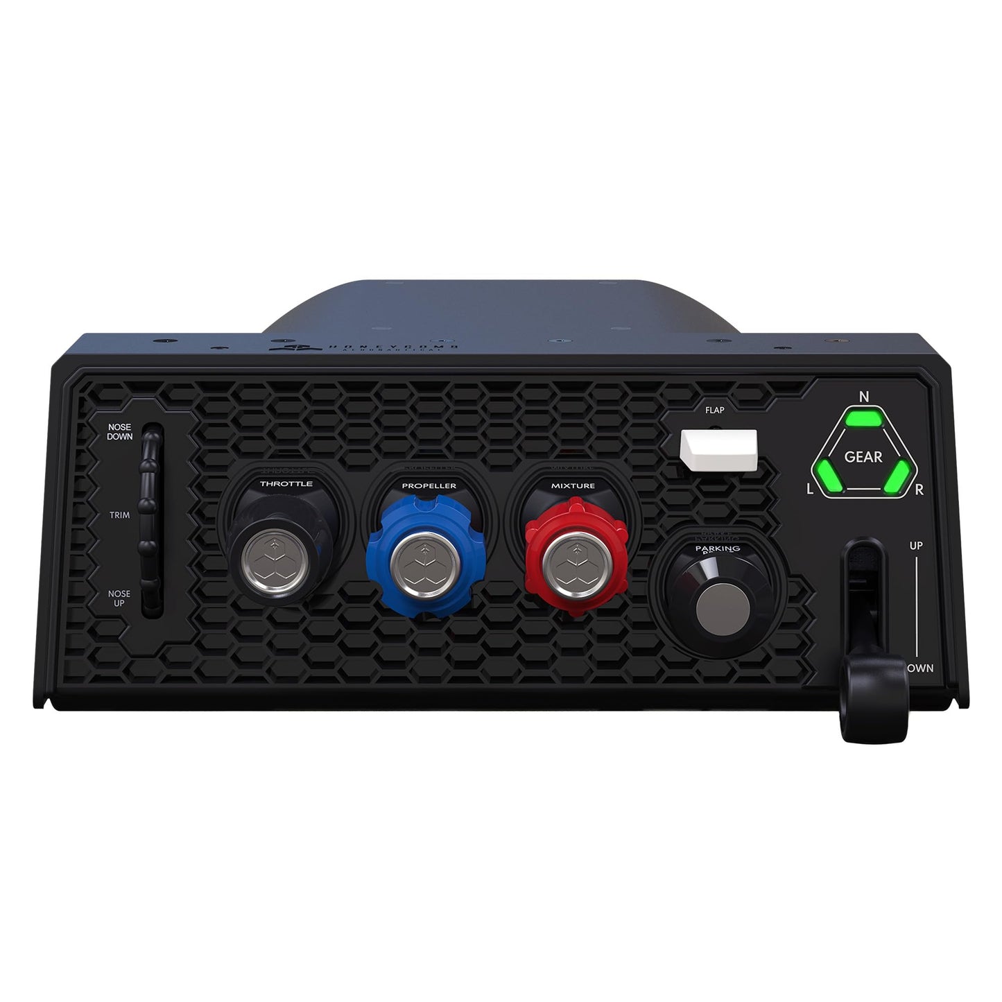 Honeycomb Sierra TPM Module - GA Throttle Quadrant for flight simulation  metal vernier axes  advanced flight controls - trim wheel & parking brake  compatible with MSFS 2024/2020 for PC & Mac