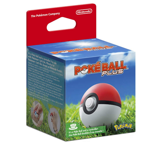 Nintendo Poké Ball Plus for Nintendo Switch - White/Red, Model 2513066