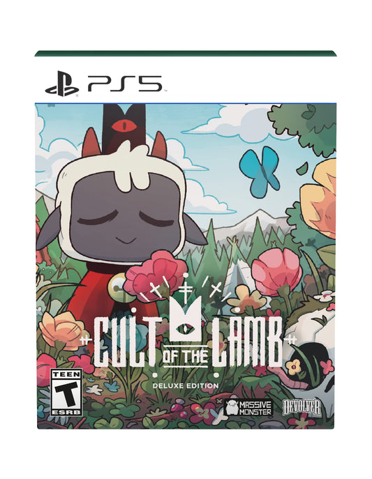 Devolver Digital Cult of the Lamb Deluxe Edition - Engaging Gameplay, Unique Art Style, Digital Content Included