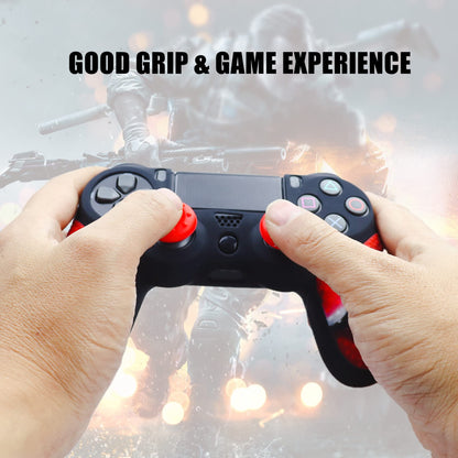 Oiokew Silicone Skin Cover for PS4 Controller - Anti-Slip Shell with 10 Joystick Grips - PS4 Controller #7