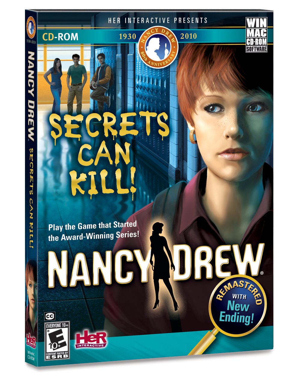 Her Interactive Nancy Drew: Secrets Can Kill Remastered Game - Model SCK2 - Engaging Mystery Adventure, Red Color