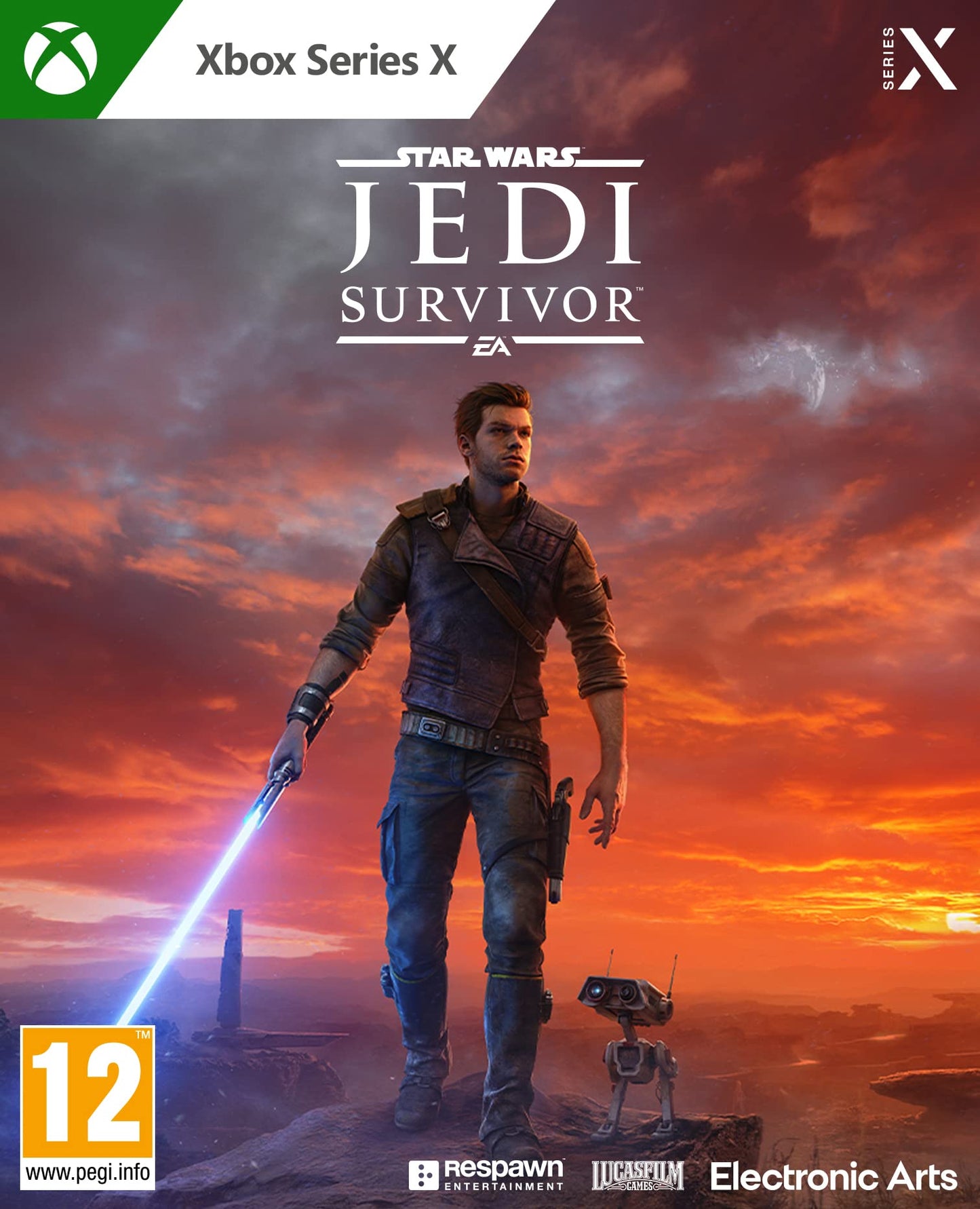 Electronic Arts Star Wars Jedi: Survivor Xbox Series X - Standard Edition, Black, Model 1095293