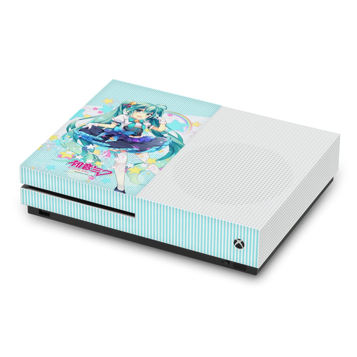 Head Case Designs Officially Licensed Hatsune Miku Stars And Rainbow Graphics Vinyl Sticker Gaming Skin Decal Cover Compatible With Xbox One S Console