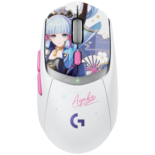 Logitech G309 Lightspeed Wireless Gaming Mouse  Lightweight  LIGHTFORCE Switches  Hero 25K Sensor  300+ hr Battery  6 Programmable Buttons  PC & Mac - Genshin Impact Limited Edition