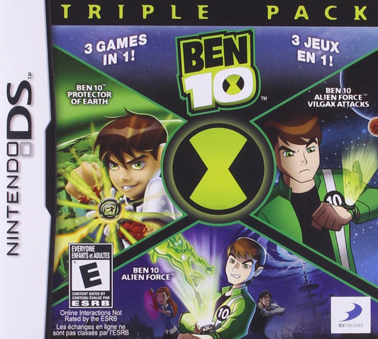 D3PUBLISHER Ben 10 Triple Pack - Model 32027 - Exciting Adventure Collection for Kids