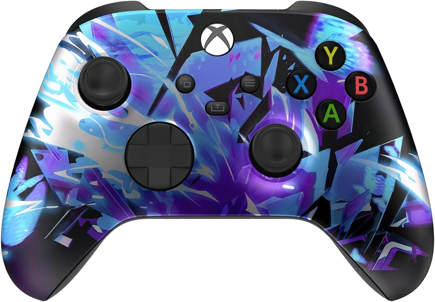 Custom Controllerzz Wireless Controller for Xbox Series X/S & One - Soft Touch Feel, X/S Graffiti Design