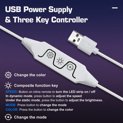 UCINNOVATE RGB Acrylic Keyboard Stand - Mini LED Backlit, 60% Size, Ergonomic Tilt for Home & Office Use