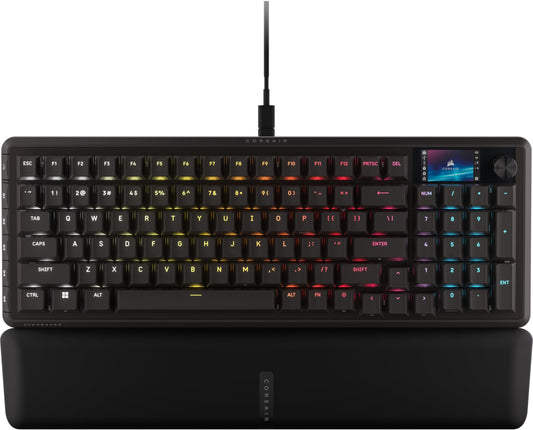 Corsair Vanguard PRO 96 Wired Hall Effect Magnetic Mechanical Gaming Keyboard - 96% Layout  MGX Hyperdrive Switches  8000Hz Polling  Rapid Trigger  Virtual Stream Deck  SOCD Flashtap  QWERTY US
