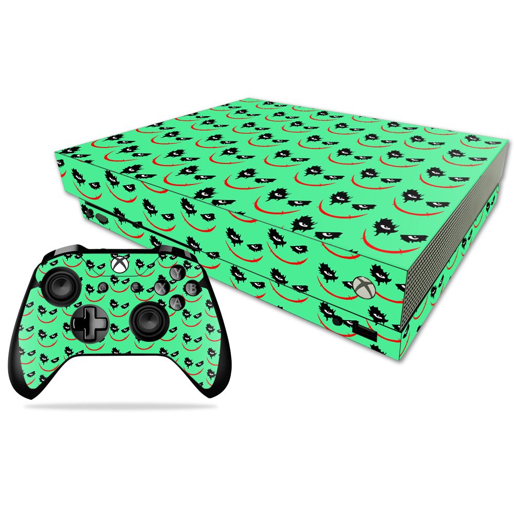 MIGHTY SKINS Xbox One X Skin - Protective Vinyl Decal Cover, Why So Serious Design, Easy to Apply, Model MIXBONXCMB-Why So Serious