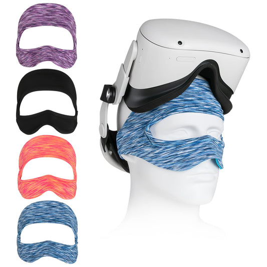 Ermorgen Sweat Guard Band 4 Pack for Quest 2/3/3S & Valve Index - Breathable, Adjustable, Fashion Color Face Cover for Workouts