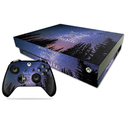 MIGHTY SKINS Xbox One X Skin - Hustle Vinyl Decal Wrap, Durable & Easy to Apply, Model MIXBONXCMB-Hustle