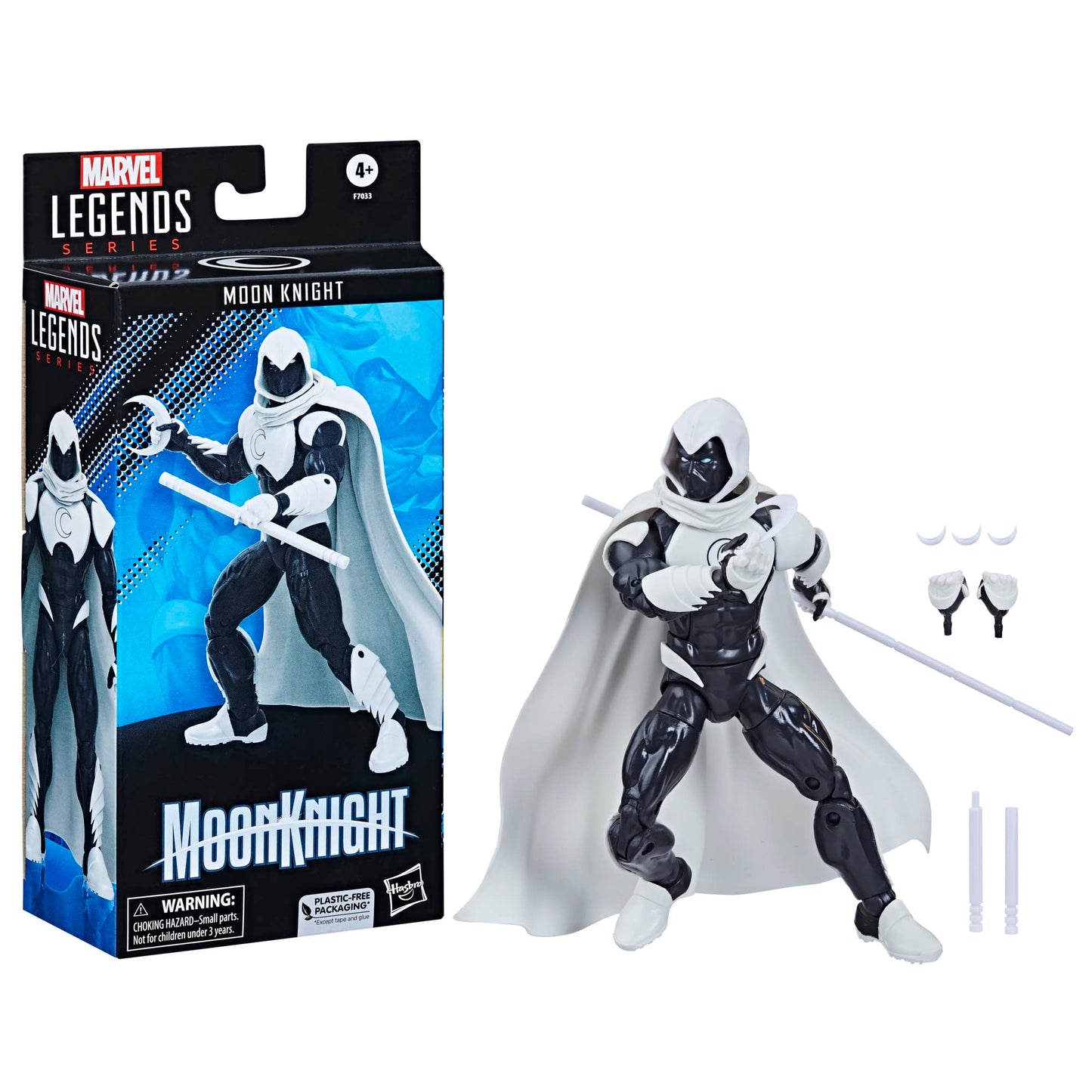 Marvel Legends Series Moon Knight Action Figure - Multicolor, Plastic, Model F70335L0