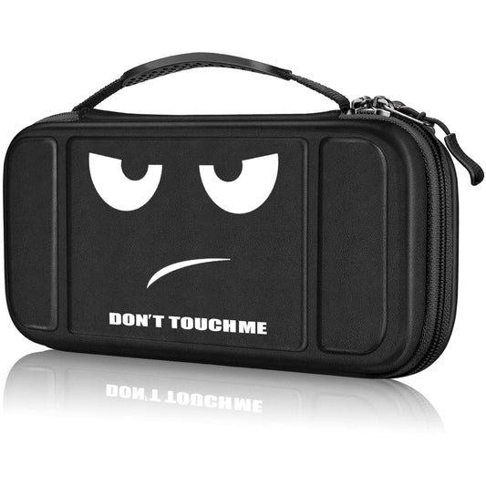 FINTIE Carrying Case for Nintendo Switch Lite 2019  [Shockproof] Hard Shell Protective Cover Tpartyl Bag with Game Card & Micro SD Card sections for Switch Lite Console & Accessories  Dont Touch