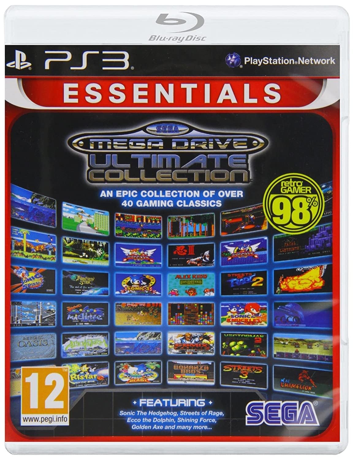 SEGA Mega Drive Ultimate Collection - Essentials for PS3, Model 5055277020249