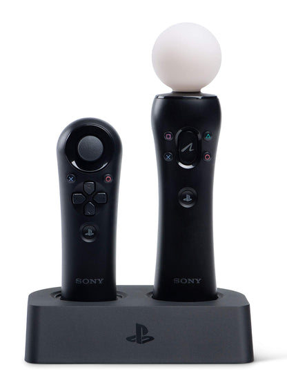 PowerA Charging Dock for PSVR Move Controllers - Black - Pack of 1 - MOVE Charging Station