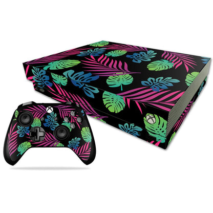 MIGHTY SKINS Xbox One X Skin - Neon Tropics Vinyl Decal Wrap | Durable, Easy to Apply, Made in USA