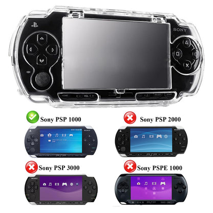 OSTENT Clear Hard Cover Case for Sony PSP 1000 - Durable Protector Shell for Travel