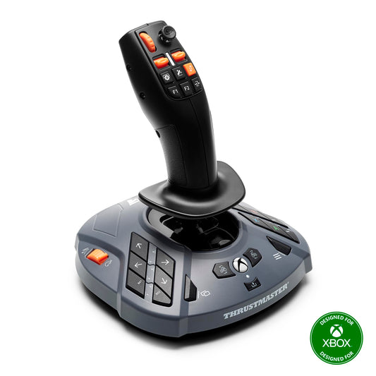 Thrustmaster SimTask Farmstick XBOX Edition 3-Axis Joystick for Farm Simulation Gaming - Grey, Compatible with XBOX & PC