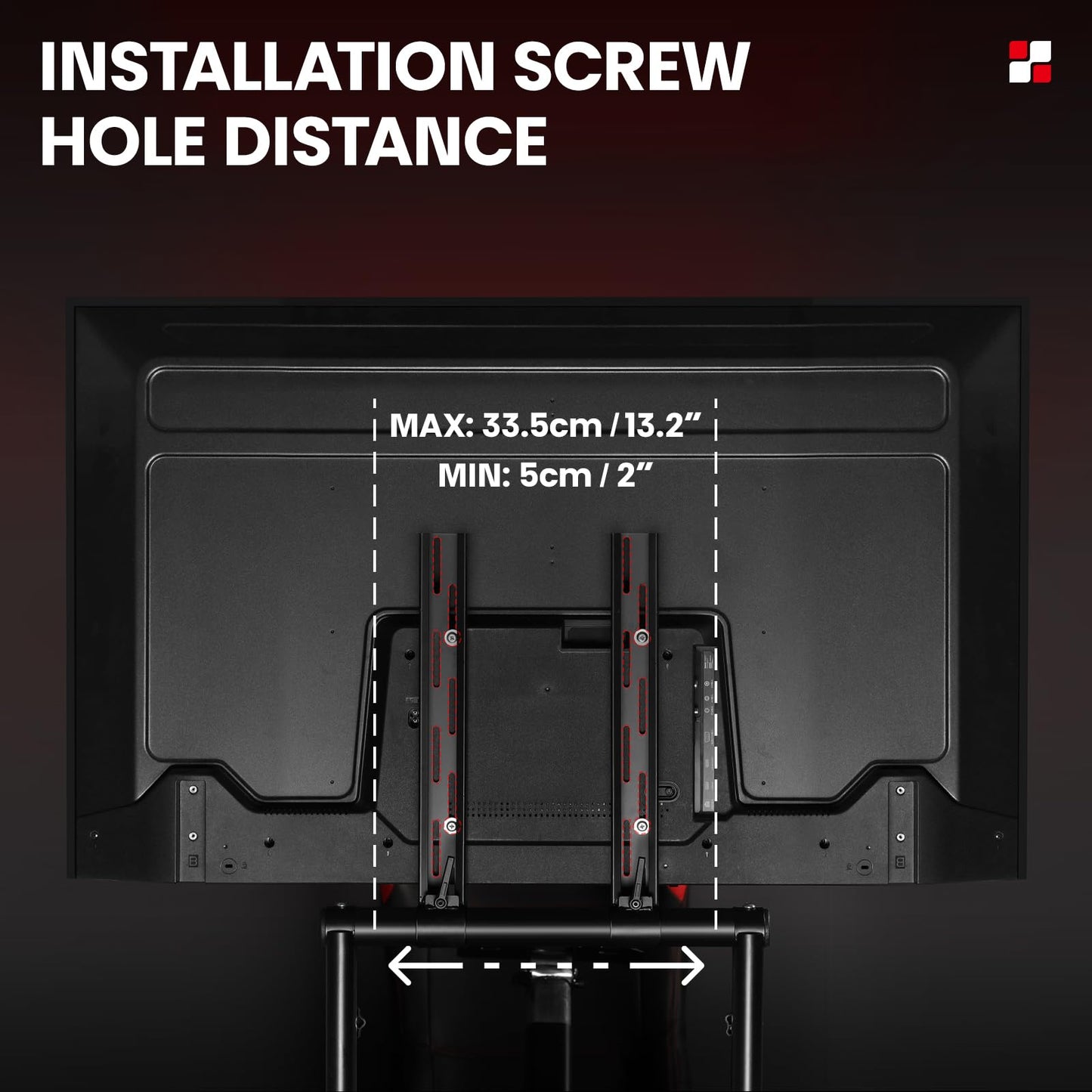 RACGTING Racing Simulator Cockpit with Monitor Stand for G PRO/G29/G920/G923, Thrustmaster T300RS, FANATEC CSL DD - Black and Red