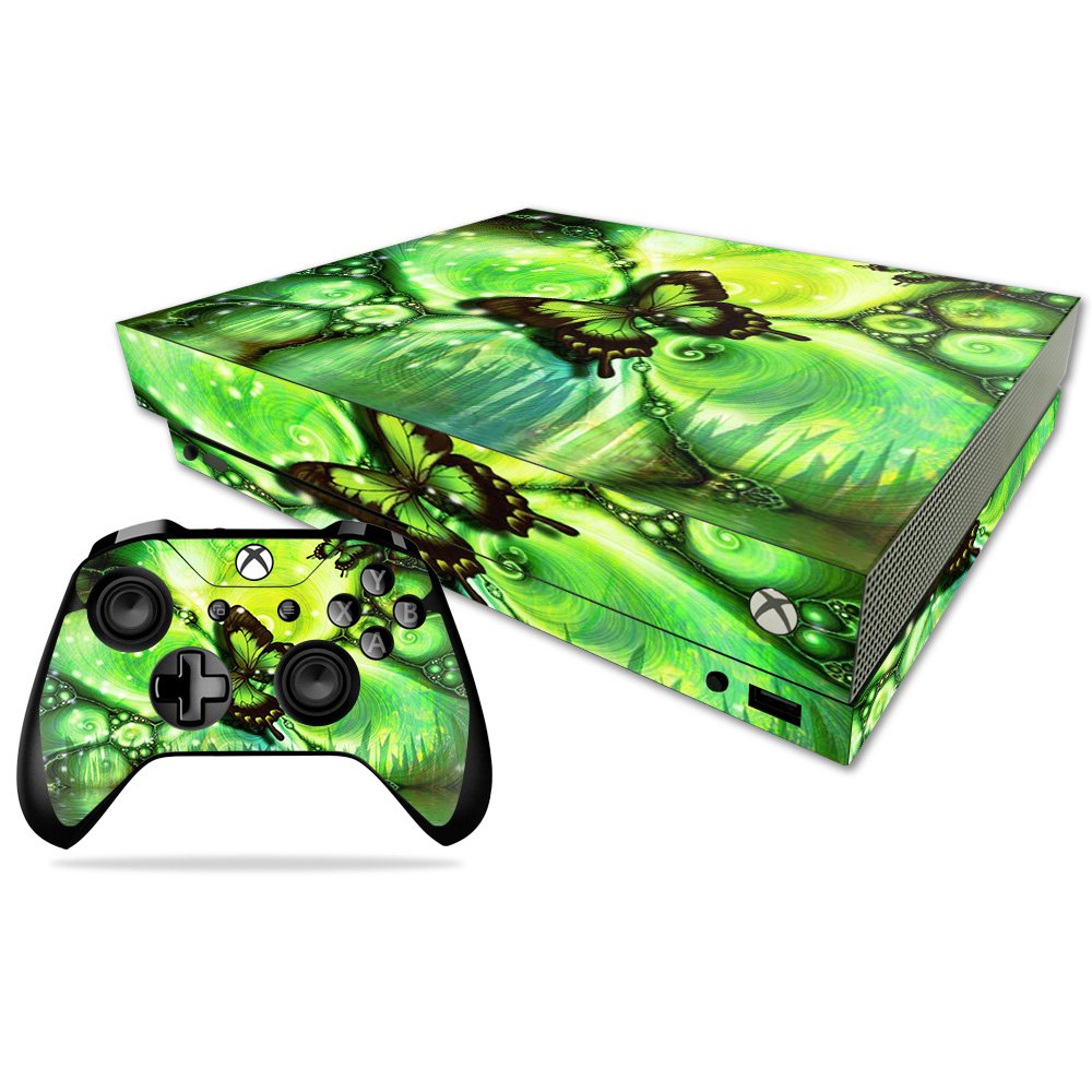 MIGHTY SKINS Xbox One X Skin - Mystical Butterfly Vinyl Decal Wrap, Durable & Easy to Apply, Model MIXBONXCMB