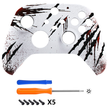 eXtremeRate Custom Shell for Xbox Series X & S - Wild Attack Replacement Cover - FX3T145 Scary-Theme Front Housing