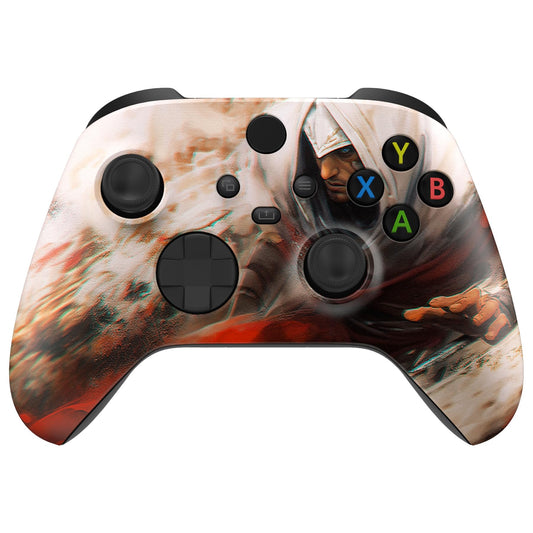 eXtremeRate Replacement Shell for Xbox Series X & S Controller - Unleash Your Style - Assassin Custom Acessories Skin Front Hous