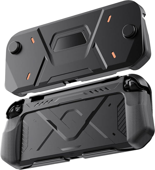 FIWWAT Nintendo Switch 2 Case - 360° Protection, Anti-Scratch, Ergonomic Grip, Jet Black, for Nintendo Switch 2 (2025)