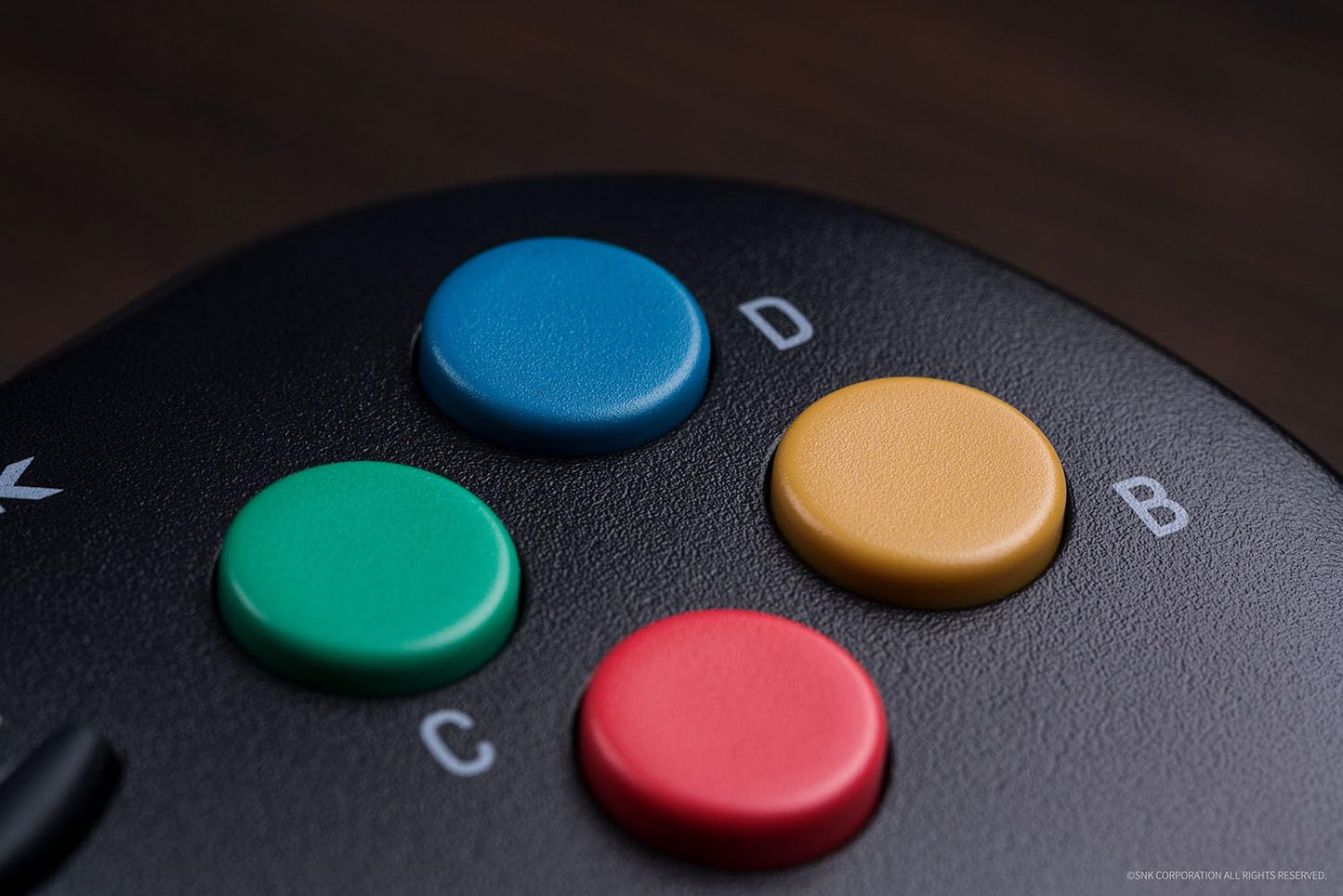 8Bitdo NEOGEO Wireless Controller - Classic Click-Style Joystick, Terry Bogard Edition, Black, Model 6922621504085, Officially Licensed by SNK