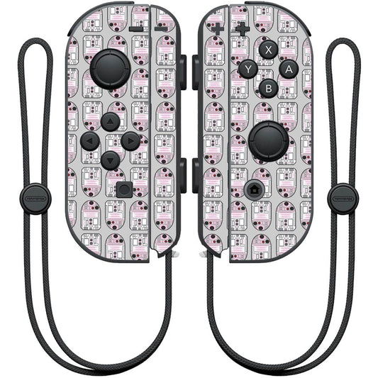 MIGHTY SKINS Nintendo Joy-Con Controller Skin Sticker - Pink Galaxy Bots, Model NIJOYCO-Pink Galaxy Bots