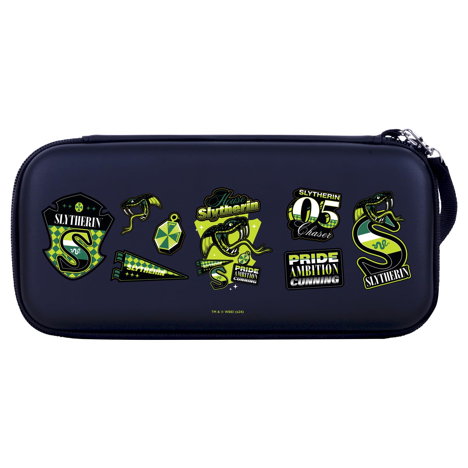 Head Case Designs Officially Licensed Harry Potter Slytherin Patterns Badges And Characters Hard Storage Travel Carry Case Compatible With Nintendo Switch