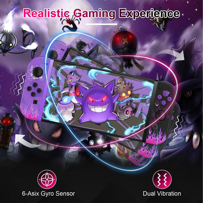 Kipylca Wireless Nintendo Switch Joycon Controller - Purple, 6-Axis Gyro, Vibration, Motion Control, Wake-up, Screenshot