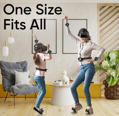 Skywin VR Tracker Straps - 5 Waist Belts & 10 Hand Straps for HTC Vive - Secure & Comfortable - Bundle1+2