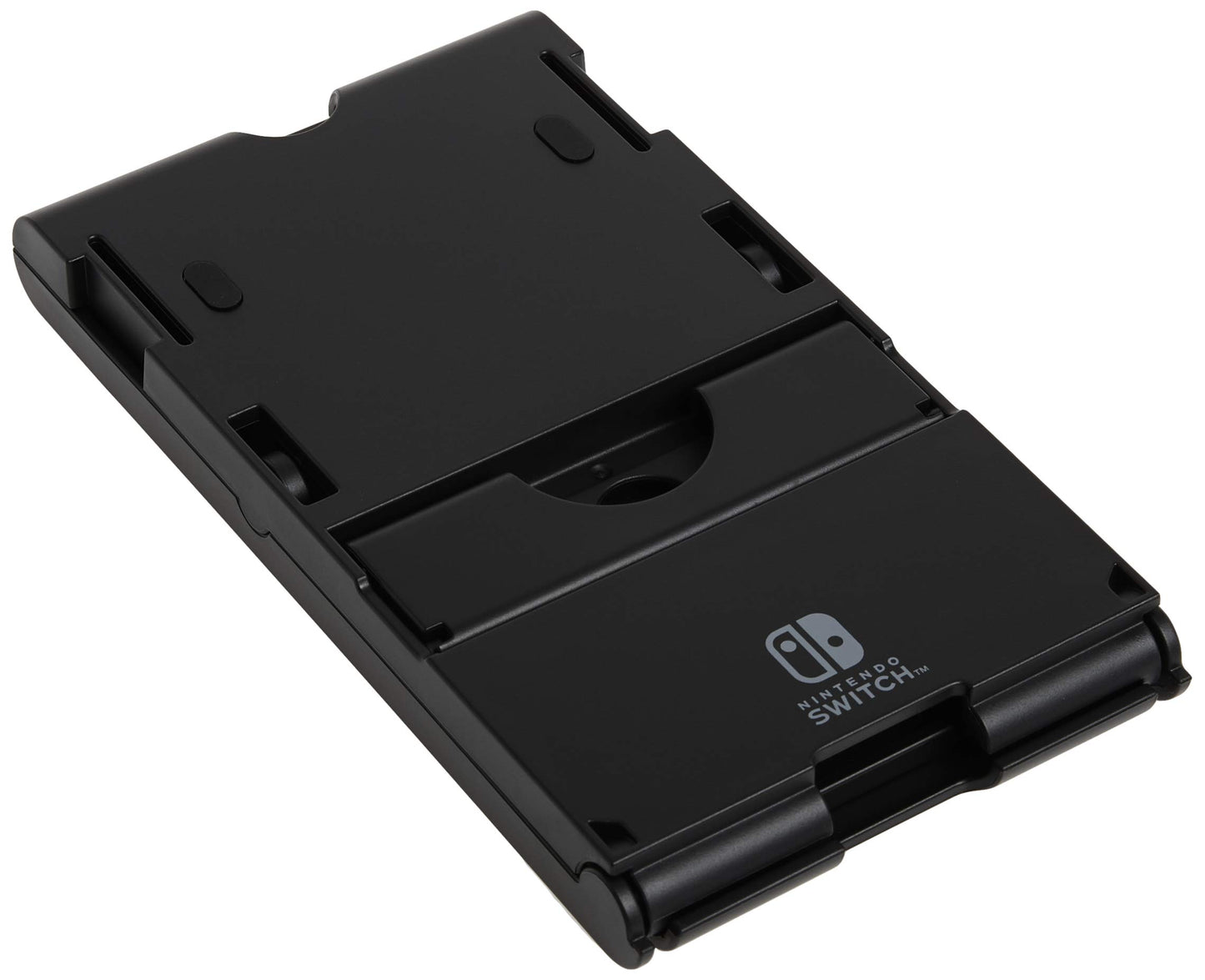 HORI Compact Playstand for Nintendo Switch - Adjustable, Black, Officially Licensed, Model NSW-029U, Rubber Material