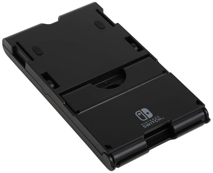 HORI Compact Playstand for Nintendo Switch - Adjustable, Black, Officially Licensed, Model NSW-029U, Rubber Material
