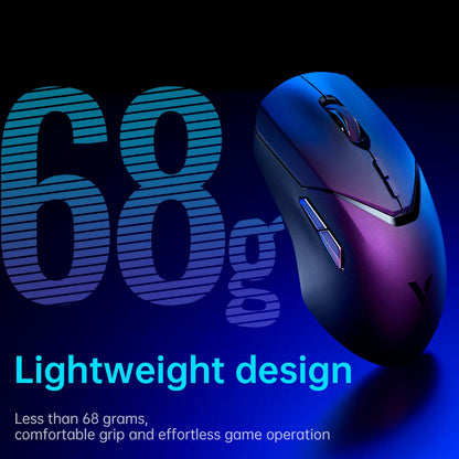 Rapoo VT9Pro Wireless Gaming Mouse - 26000 DPI, 1ms Response, 10 Programmable Buttons, Lightweight, Black