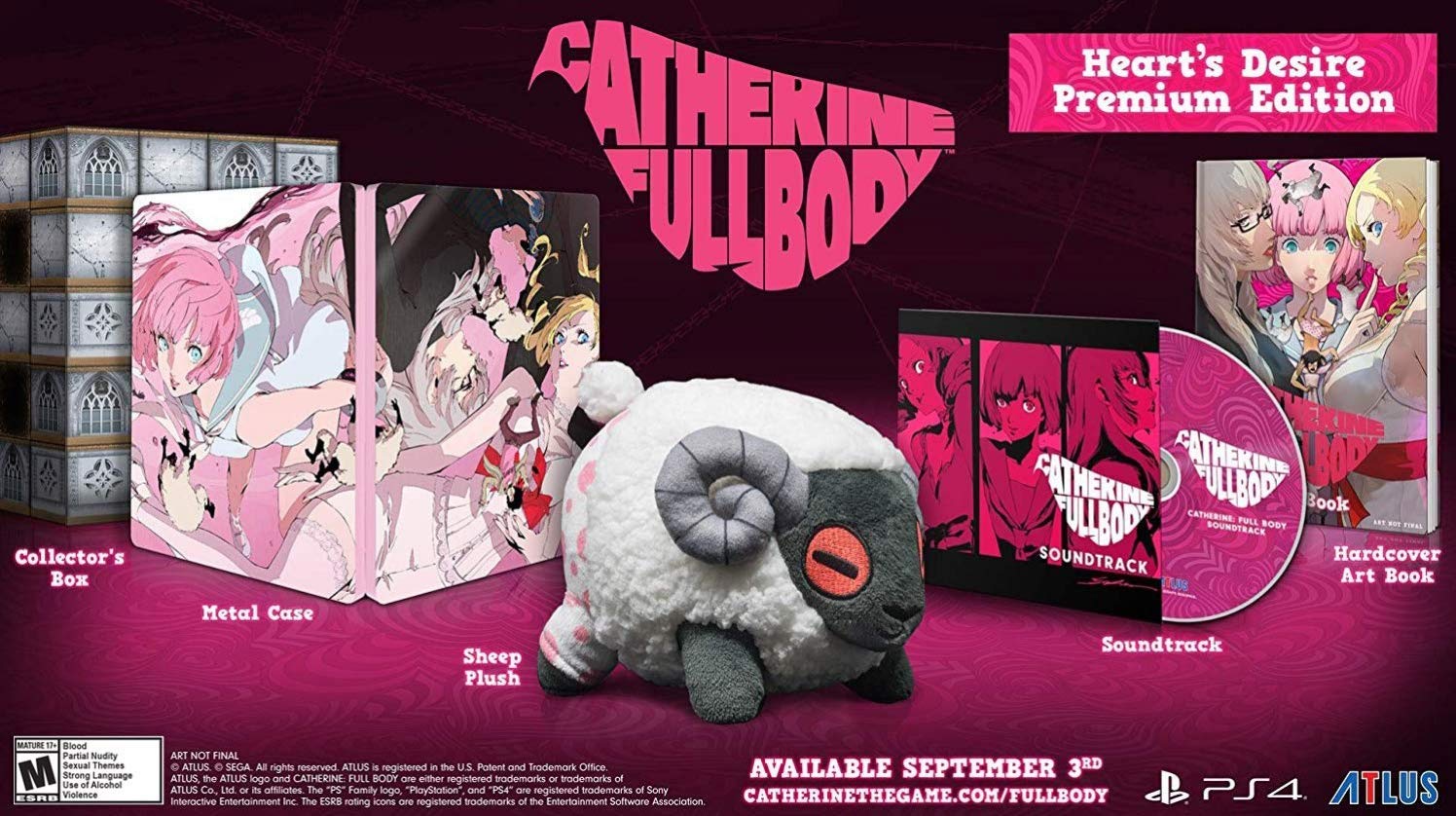 Catherine: Full Body Hearts Desire  Premium Edition - PlayStation 4