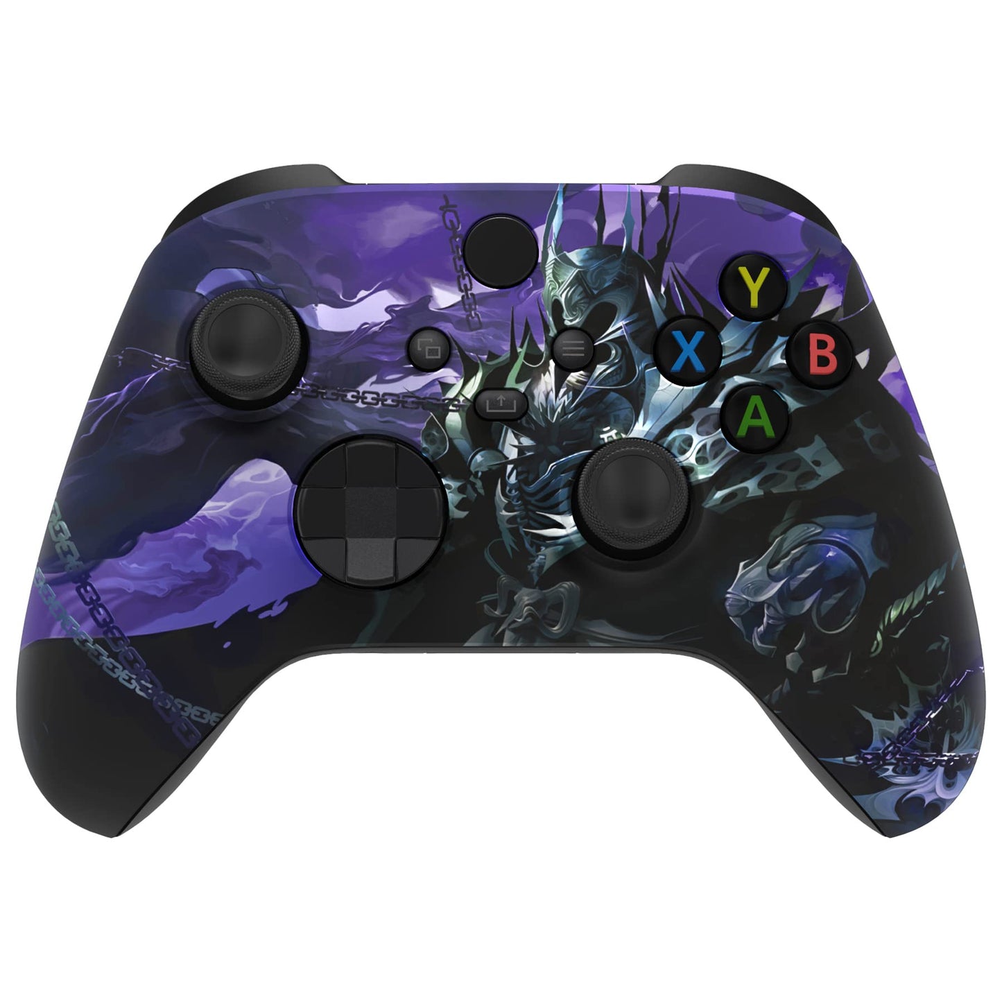eXtremeRate Custom Shell for Xbox Series X & S Controller, Chaos Knight Replacement Cover Front Housing Cover for Xbox Core Cont