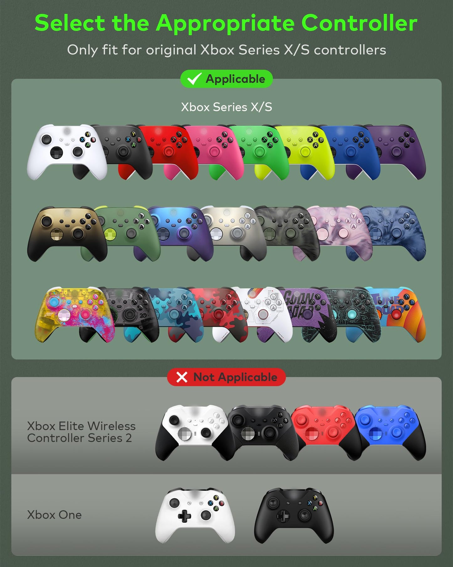 Tiiletzote Xbox Series X/S Controller Case - Hard Shell, Dust-Resistant, Shock-Proof, Black, Model T-CB16-XBBlack