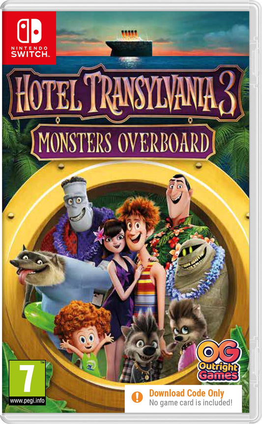 Outright Games Hotel Transylvania 3: Monsters Overboard (Nintendo Switch) - Model HT3SW00, Code-in-Box Edition