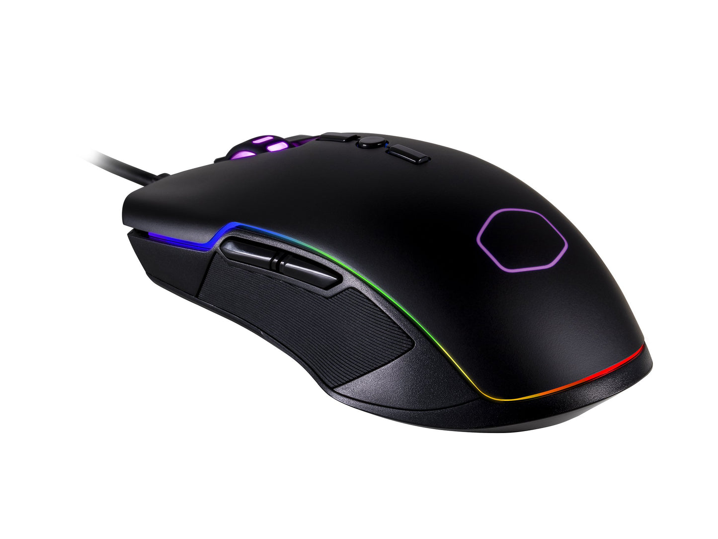 Cooler Master CM310 Gaming Mouse - RGB, 10000 DPI Optical Sensor, Ambidextrous Grips, Rubber Material