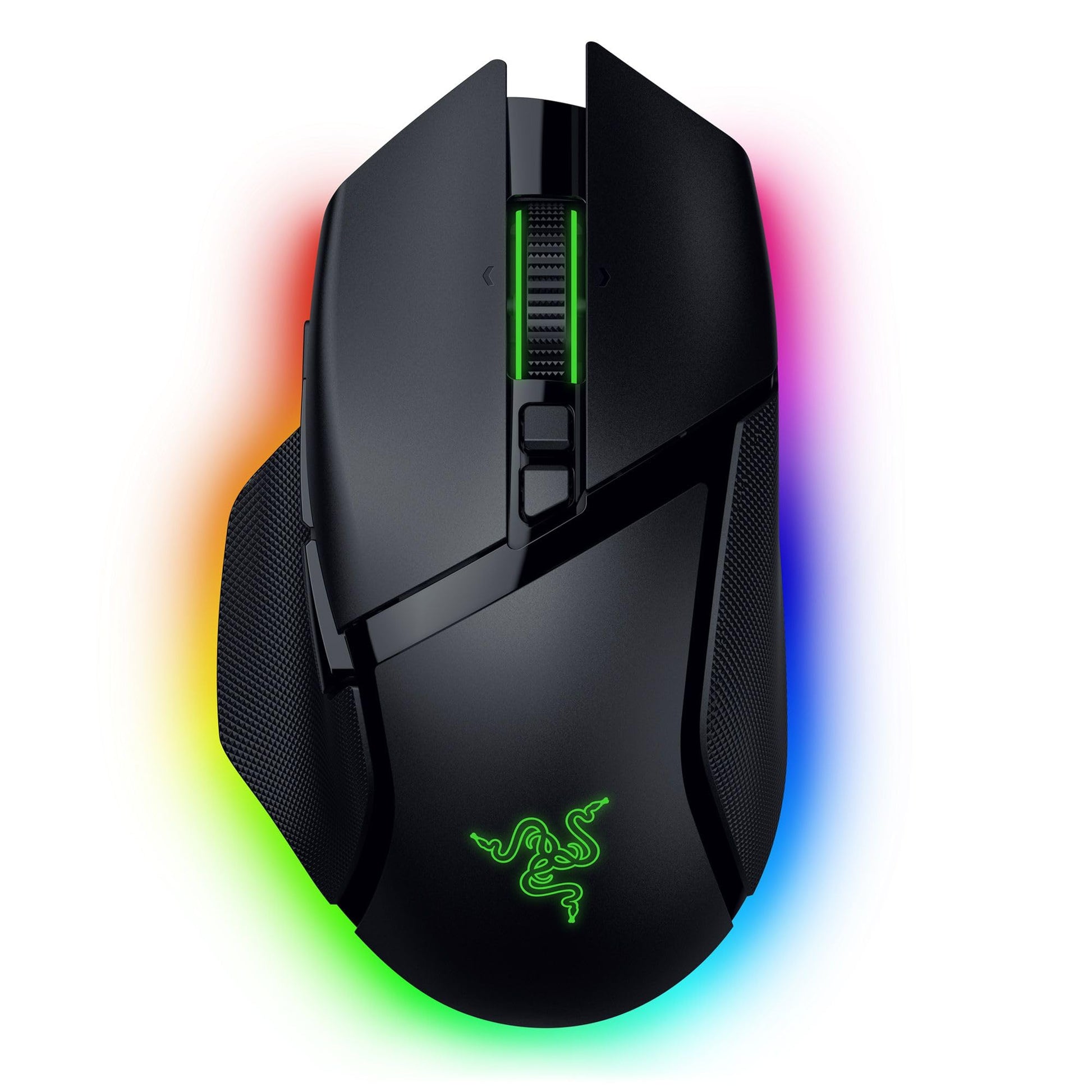 Razer Basilisk V3 Pro 35K Wireless Gaming Mouse: HyperScroll Tilt Wheel - 35K DPI Optical Sensor Gen 2-13 Customizable Controls -RGB - Optical Switches Gen 3 - Up to 140 Hr Battery - Black (Renewed)