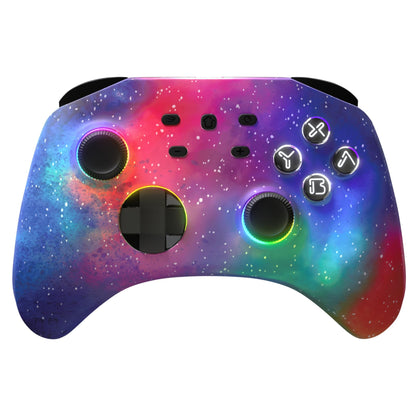 Surge Wireless Pro Controller - Multi-Platform Bluetooth Gamepad, Grey Camo, Model SG60080, Programmable with Rumble & Motion Controls