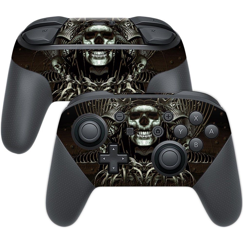 MightySkins Skin Compatible with Nintendo Switch Pro Controller - Wicked | Protective, Durable, and Unique Vinyl Decal wrap Cove