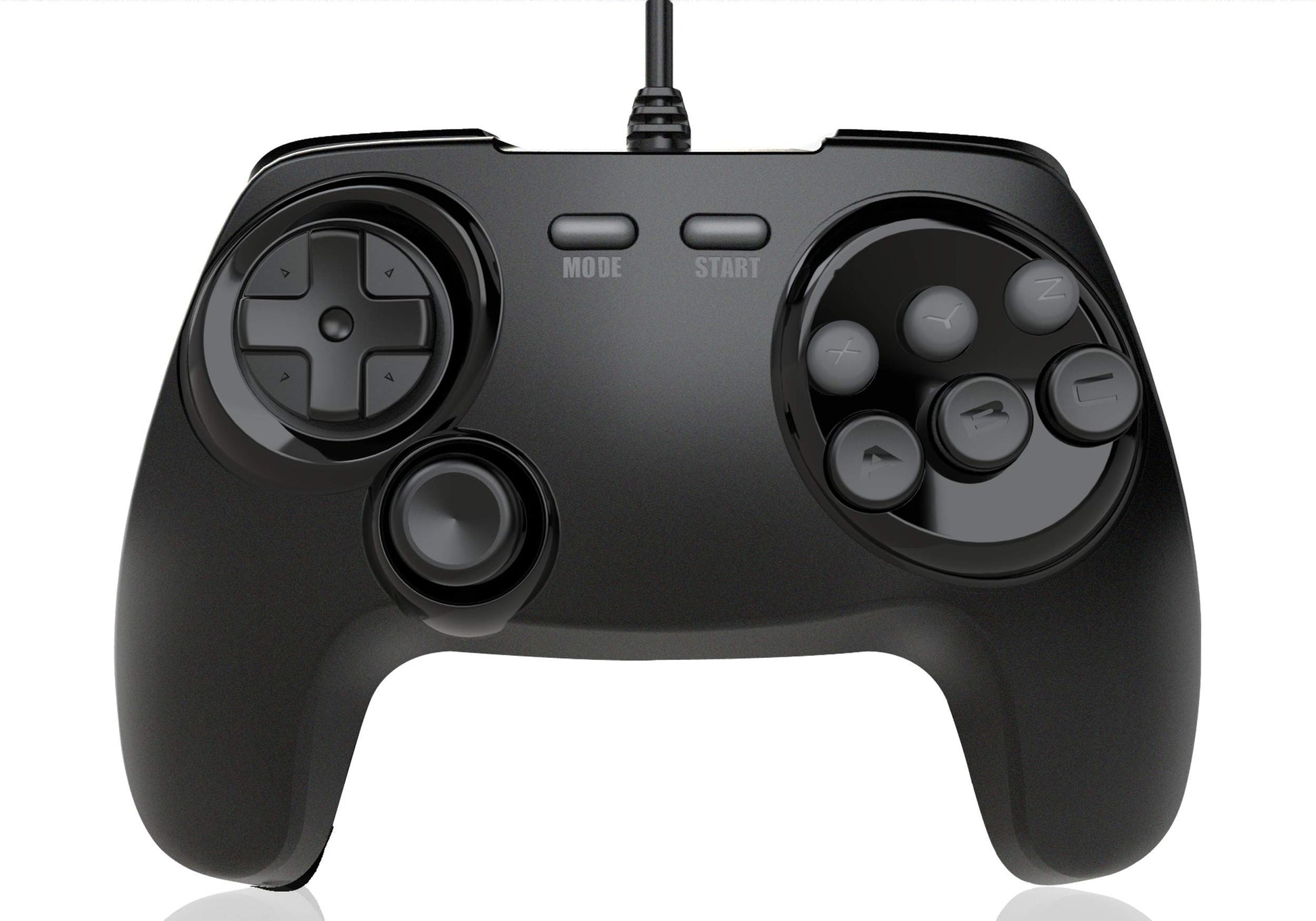 Retro Fighters BrawlerGen 2-In-1 Controller for Sega Saturn & Genesis - Classic Retro Gaming