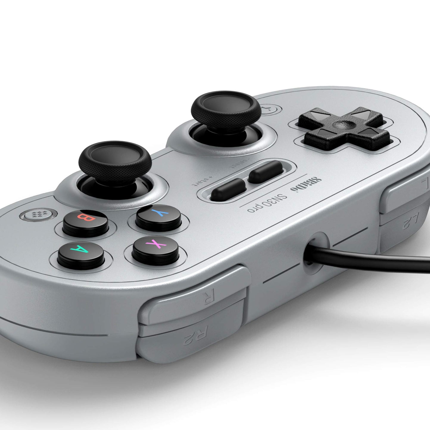 8BitDo SN30 Pro USB Wired Controller for Switch & Windows - Gray Edition, Model 6922621501794