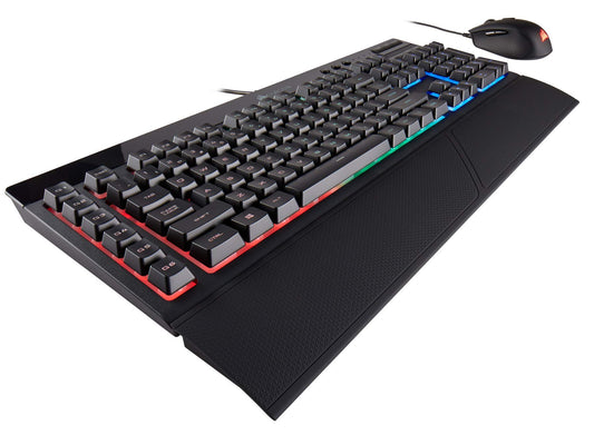 Corsair K55 RGB Gaming Keyboard and Harpoon Mouse Combo, Black, Model CH-9206115-NA