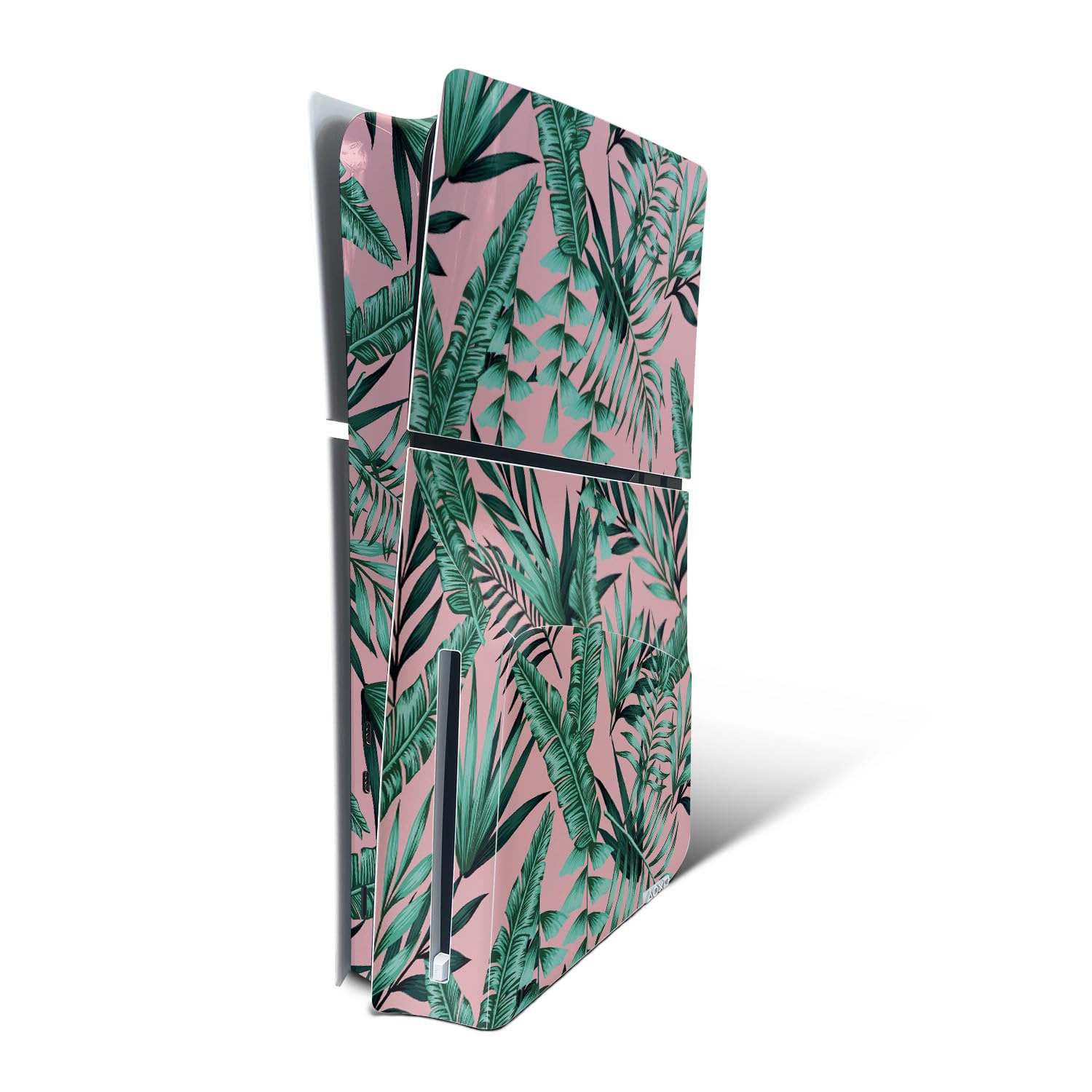 MightySkins Skin Compatible with PlayStation 5 Slim Disk Edition Console Only - Two Tone Tropical | Protective  Durable  and Unique Vinyl Decal wrap Cover | Easy to Apply | Made in The USA